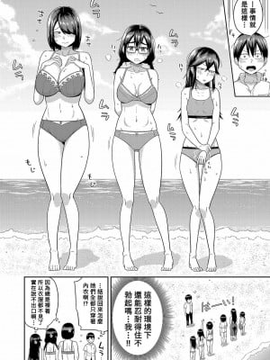 [まこしょ] 無人島で、SEXに興味津々なドスケベ陰キャ女子たちとハーレムライフ【中編】 (COMIC 真激 2023年7月号) [Banana手工漢化] [DL版]_10