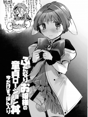 (COMIC1☆22) [team負け男 (コヤマハルタロウ)] ふたなりお嬢様の童貞ローション丼今だけすっぽん入り (ギャラクシーエンジェル)_02