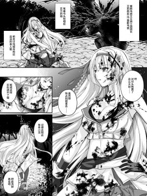 [聖華快楽書店 (エルトリア、夜空さくら、ちょこみんと)] パラサイトラバー ―黒ラバー触手服に寄生された姫騎士物語― [中国翻訳]_03
