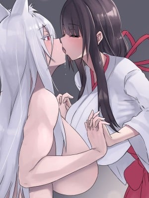[inTheWorks (夏石名無)] 狐と巫女のお憑き合い_081