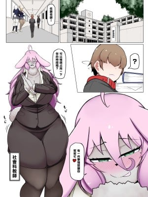 [香り立つ茶屋 (お茶の出がらし)] 性処理用員ヒトオスくん 【野ウサギ女子高編】 [臭鼬娘漢化組]_03
