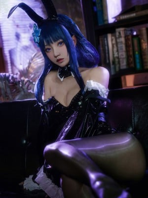[大大卷卷小卷]原神雷电将军 兔女郎_11