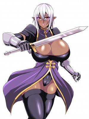 [放課後居残り組 (仁志田メガネ)] 女将軍アルテシア ダークエルフ孕ませ調教記録｜女将军阿尔泰西亚的怀孕调教记录 [KOKORO个人汉化]_40