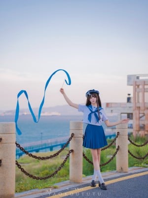 咬一口兔娘ovo - 体操部课后活动_013