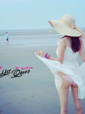蕾丝兔宝宝 - 海滨白裙_008