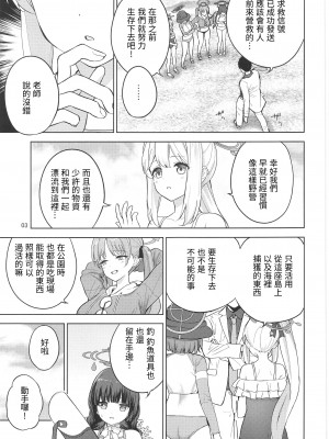 (C103) [manymanyrain (雨暈郁太)] 兎とわたしの漂流日記 (ブルーアーカイブ) [中国翻訳] [水印]_04