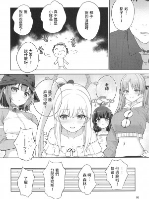 (C103) [manymanyrain (雨暈郁太)] 兎とわたしの漂流日記 (ブルーアーカイブ) [中国翻訳] [水印]_09