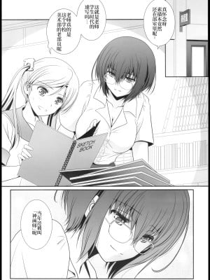 (C103) [美術部 (しづきみちる)] 貴女を描く絵師たちの酒池肉林 (オリジナル) [透明声彩汉化组]_11