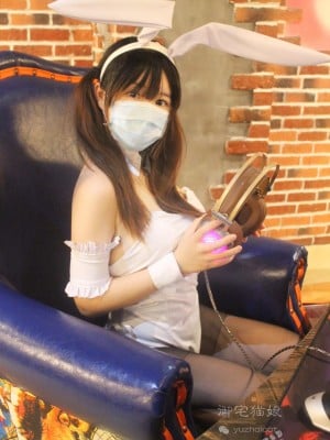 弱气乙女(御宅猫娘 舰队少女w) - 网吧兔女郎_005