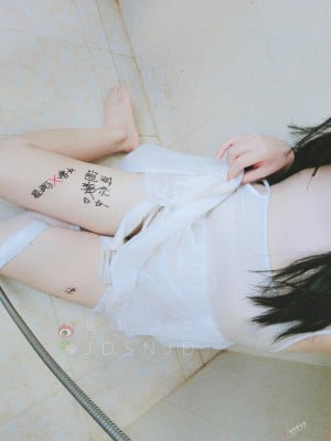弱气乙女(御宅猫娘 舰队少女w) - 浴室白裙_005