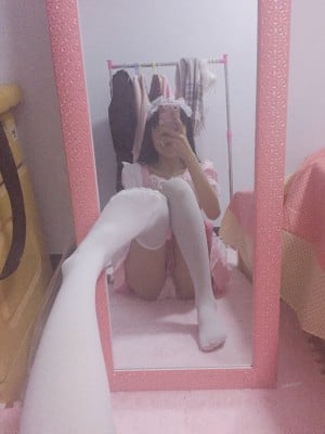 水酱是胖企鹅 - 镜中少女_008
