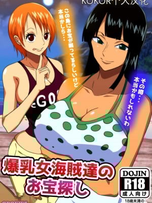 [Q同人] 爆乳女海賊達のお宝探し (ワンピース) [KOKORO个人汉化]