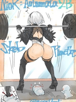 [Goosuka] 2B & Black guy (Nier Automata) Hentai Comics