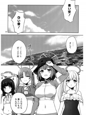 (C103) [manymanyrain (雨暈郁太)] 兎とわたしの漂流日記 (ブルーアーカイブ)_02