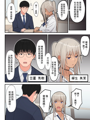 [はらぺこ定食 (すえゆう)] クラスの金髪巨乳ギャルとイチャラブエッチする話 (黒ギャル版) [DL版] [無修正] [漢化組漢化組×我尻故我在]_class_no_kinpatsu_004