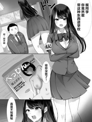 [きれいなお姉さんは好きです会 (もえまん)] 放課後はまだ帰れない  ― 巨乳処女風紀委員は一人Hを覗かれて…―｜就算下课也不能回家 ―偷看巨乳处女风纪委员 一个人偷偷自慰……― [白杨汉化组]_03