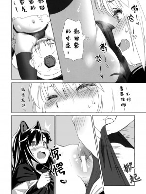 (C101) [Animal Passion (茹でピー)] 白黒狼 (東方Project) [貉之丘汉化组]_13