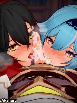 [黎欧出资汉化] [ActualE] AmberEula Seggs~ (原神)_08