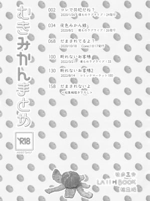 (C103) [徒歩三分 (チャダ)] LoveLive! H Book総集編 『むきみかんまとめ』 (ラブライブ! サンシャイン!!)_002