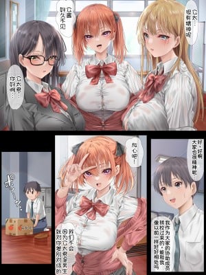 [ミルクレープ (チビゴン)] ハーレム女学院生徒会巨乳幼馴染達をがちがちチンポで完堕ちさせた話。 [甜族星人x我不看本子汉化]_006