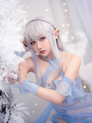 [小木曾AYA]Re0爱蜜莉雅 水晶礼服_11