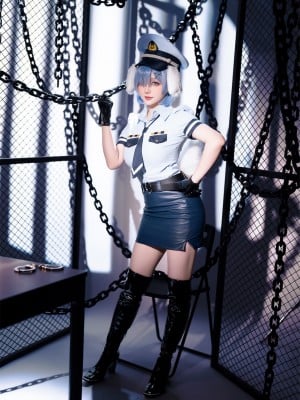 星之迟迟 - 2024年02月计划C RE0-蕾姆 狗耳警官_010