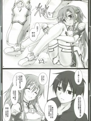 [脸肿汉化组] (C82) [歩く電波塔の会 (きむら秀一)] シリカアスナオフライン アナライゼーション (ソードアート・オンライン)_03