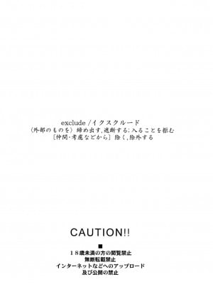 [空気系☆漢化] (C85) [はぽい処 (岡崎武士)] EXCLUDE (境界の彼方)_03