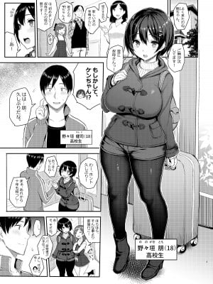 [ゐちぼっち (一宮夕羽)] 巨乳イトコがいる休暇 総集編_c95_002