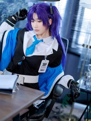 Cien cosplay 蔚蓝档案-优香_08