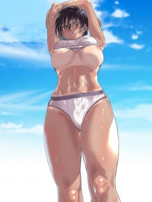 [バーニング姉妹 (MARUTA)] 身長175cmの陸上女子は後輩男子の精子を膣に溜めたまま走りたい_02