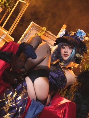 冬马路纱 柴郡旗袍_12
