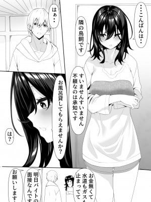 [きれいなお姉さんは好きです会 (寝袋)]  隣の陰キャ貧乏女子にお風呂を貸してあげた話_06