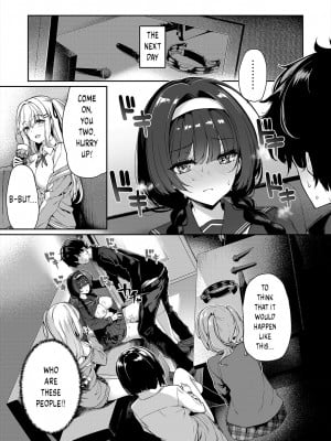 [ボトルシップボトラー (夏桜)] 陰キャカップルが陽ギャル達とSEXトレーニングする話1-2 [英訳] [無修正]_012