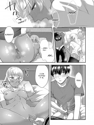 [快感ドラッグ (まにある & ぷるるん)] 「したいなら…いいよ…」家出中の黒ギャルJK、挿入れてみたら…処女！？｜You Can If You Want To... I Found a Runaway Girl and Tried Putting It In... Turns Out She’s a Virgin!_031