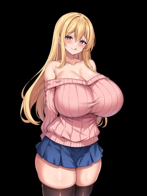 [アイル屋 (アイル)] 高身長で金髪爆乳なお隣さんにドスケベ言葉攻めで搾り取られるっ_162
