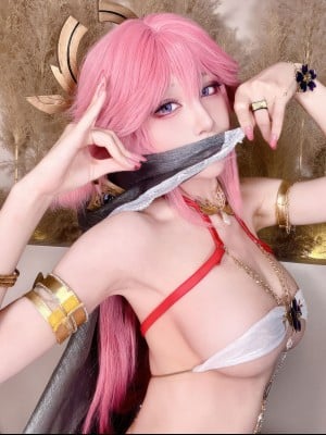 水淼Aqua - 八重神子舞娘_11
