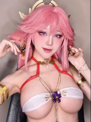 水淼Aqua - 八重神子舞娘_03