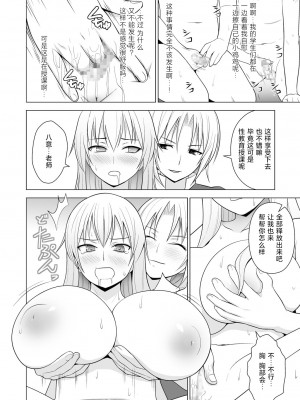 [サークルエデン (ヂイスケ)]  牛チチけーね先生「で」性教育 (東方Project) [中国翻譯]_09