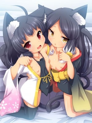 [NCP] ツンデレ猫姉妹の全身ご奉仕SEX～ご恩は私達の身体でお返しいたします｜傲娇猫姐妹身心侍奉SEX [郝哥鸽个人汉化] [DL版]_03