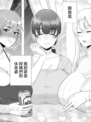[たろバウム] ママ友ハーレム～僕ん家が欲求不満なおばさん達の溜まり場になってる件～ [中国翻訳]_ママ友ハーレム_022