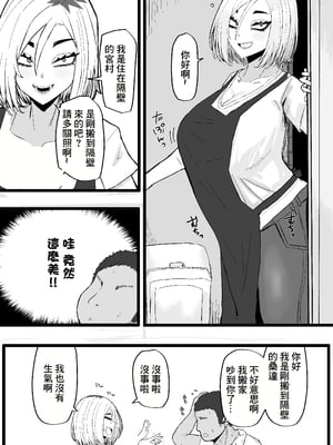 [カブト3号 (アデシ)] 隣の底なし性欲の人妻さん｜隔壁的欲望無底洞的人妻小姐 [中国翻訳]_03