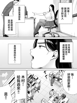[DOLL PLAY (黒巣ガタリ)] パワハラ女上司と社畜くん [中国翻訳]_006_07