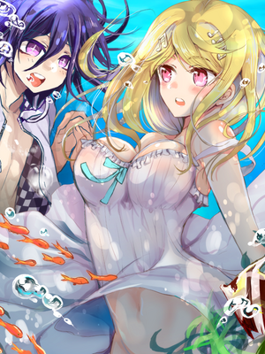 [もふ緒 ] kokichi ouma×kaede akamatsu_15_illust_69952763_20241210_052606