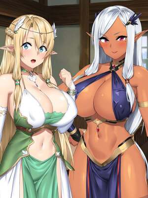 [アネモネ＊ (23)] 高身長エルフ×ダークエルフのお姉さんに拾われて [不会用ps个人汉化]_056