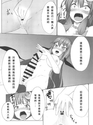 (秋季例大祭5) [まめもち (佑樹)] パチュこあ主従逆転ックス (東方Project) [Nonothird个人汉化]_12