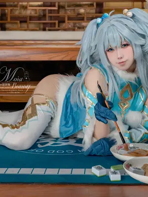 咬一口兔娘(Yiko湿润兔) 芙洛伦_16