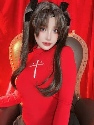 Puypuy プィプィ (Puypuychan) cosplay Rin Tohsaka - FateGrand Order_69