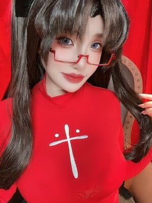 Puypuy プィプィ (Puypuychan) cosplay Rin Tohsaka - FateGrand Order_78