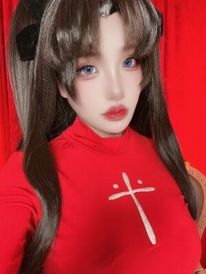 Puypuy プィプィ (Puypuychan) cosplay Rin Tohsaka - FateGrand Order_80